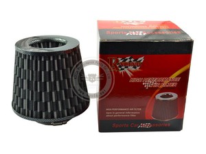 JDM Corto Ram/Turbo/Flujo <span class=keywords><strong>de</strong></span> Aire Frío Filtro <span class=keywords><strong>de</strong></span> Admisión, Rojo/Azul/Plata/Fibra <span class=keywords><strong>de</strong></span> Carbono Filtro <span class=keywords><strong>de</strong></span> Aire con Abrazadera - Product Image 2