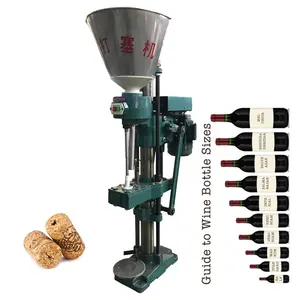 Semi-automatische Wijn Stopper Capping Machine/Bierfles Capping Machine/Glazen Fles Kurk Persmachine