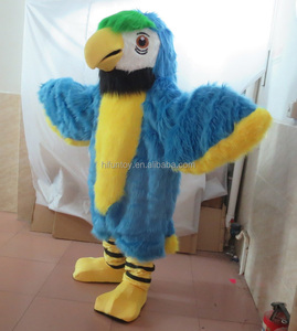 Costumes de mascotte de dessin animé de <span class=keywords><strong>perroquet</strong></span> bleu amusant Funtoys - Product Image 1