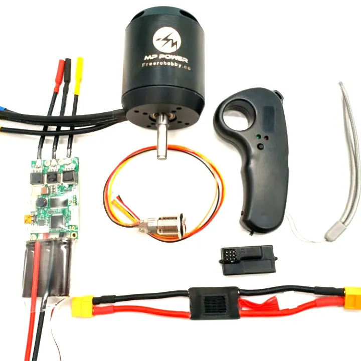 6374 motor sin escobillas/vesc v4/2,4g control remoto Bluetooth para monopatín eléctrico