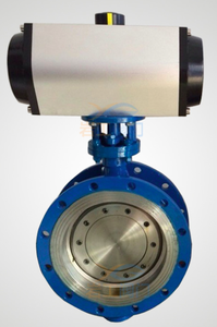 DN150 DN50 DN250 DN200 10 дюймов с мягким сиденьем пневматический чугунный пневматический моторный клапан-бабочка - Product Image 3