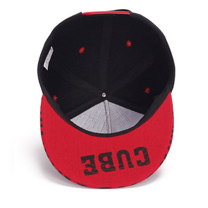 Personalizado estampado de leopardo ala 5 panel snapback sombreros de encargo al por mayor con la letra del cubo - Product Image 4