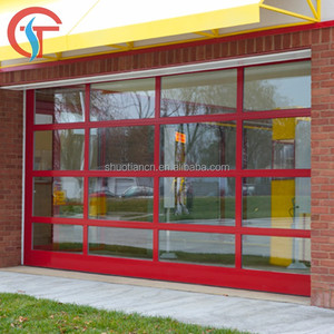 Panel de cristal de escarcha transparente de aluminio, puertas de <span class=keywords><strong>garaje</strong></span>, precio en <span class=keywords><strong>venta</strong></span> - Product Image 4