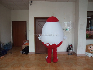 Funtoys White Red Humpty Dumpty Chicken <strong>Eggs</strong> <strong>Mascot</strong> <strong>Costume</strong>