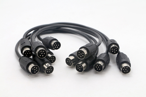 Din 13 broches extension câble adaptateur/câble mâle à femelle (fiche/<span class=keywords><strong>prise</strong></span>) 1m, 2m, 3m, 5m pour audio tuner - Product Image 6