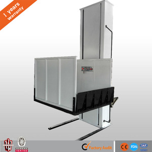 3เมตรในร่มและออกประตูไฟฟ้าแนวตั้งบ้านลิฟท์ลิฟท์สำหรับคนพิการ - Product Image 5