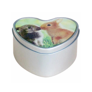 กล่องดีบุกลูกกวาดแบบระเหิด,กล่องลูกอมโลหะรูปทรงหัวใจถ่ายเทความร้อน - Product Image 2