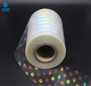 Decoratieve Verpakking Holografische Bopp Film Meerdere Extrusie Polypropyleen Clear 5% Krimp Film