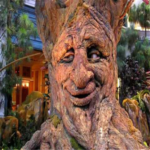 Parque Temático Animal Réplica Realista Artificial Talking Tree Estatua Movimiento Animatroic Talking Tree Escultura con voz - Product Image 5