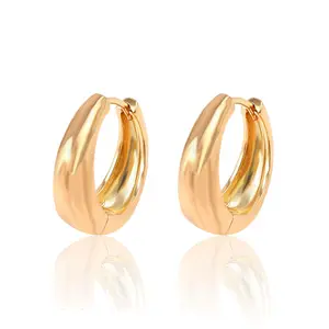 Pendientes de oro de 18 quilates para mujer, joyería, precio barato, venta al por mayor