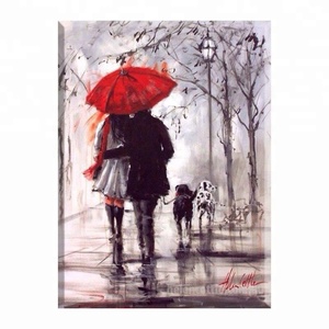 El más nuevo diseño <span class=keywords><strong>del</strong></span> <span class=keywords><strong>arte</strong></span> de la pared parejas fondo abstracto pintura al óleo - Product Image 1