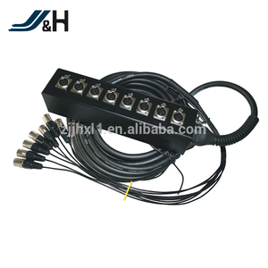 24 Entrée 8 Sortie XLR <span class=keywords><strong>Ou</strong></span> 1/4 "Téléphone Jack 32 Canal <span class=keywords><strong>Audio</strong></span> Serpent Câble Avec Boîtier de Scène - Product Image 4