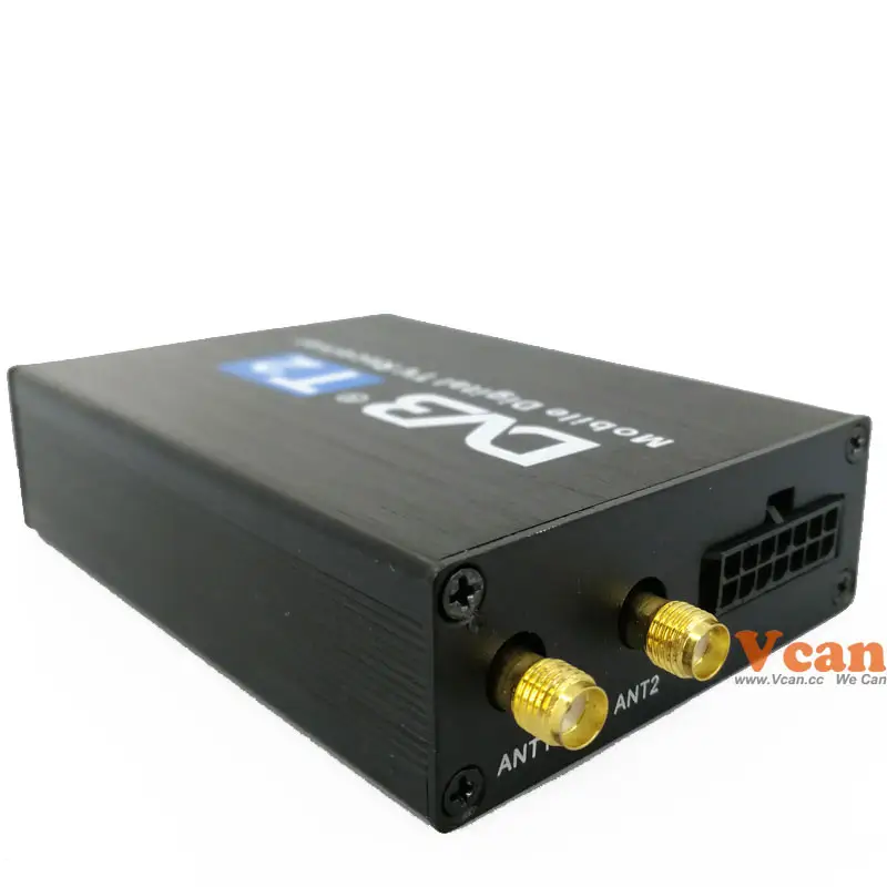 格安車DVB-T2 DVB-TUSB高速HDSDTVレシーバー2マグネットアンテナチューナー自動車DVBTダイバーシティTDT STB h264 DVB-T2K