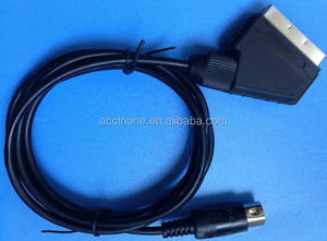 Cable Scart de 1.8m para Sega <span class=keywords><strong>Megadrive</strong></span> 1 <span class=keywords><strong>Genesis</strong></span> 1 Master System 1, Cable Scart RGB AV - Product Image 3