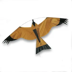 Hawk kite as a bird scarer with 6m pole and ground stake
