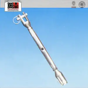 New design din 1480 galv forged steel cable turnbuckles