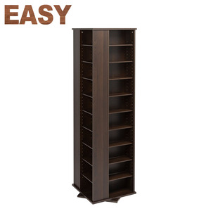 Ultimo Disegno Moderno A Buon Mercato Rotante Book Shelf Libreria In Legno di Design