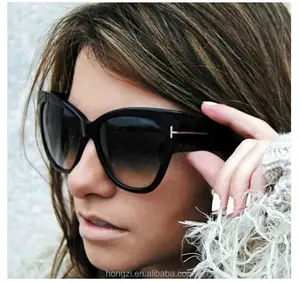 2020 Luxe Merk Designer UV400 Volwassen Vrouwen Zonnebril Oversize Acetaat Cat Eye Zonnebril Sexy Shades