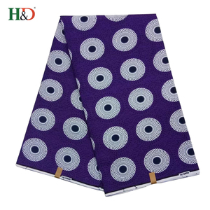 H & D Jaune Eorgette Organique Coton Mousseline de Soie Ankara Tissu Africain Cire D'impression Pour <span class=keywords><strong>la</strong></span> Mode - Product Image 5