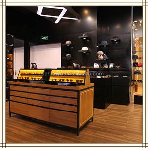 Bon design <span class=keywords><strong>pas</strong></span> cher personnalisé en bois lunettes de soleil affichage <span class=keywords><strong>vitrine</strong></span> avec led - Product Image 1