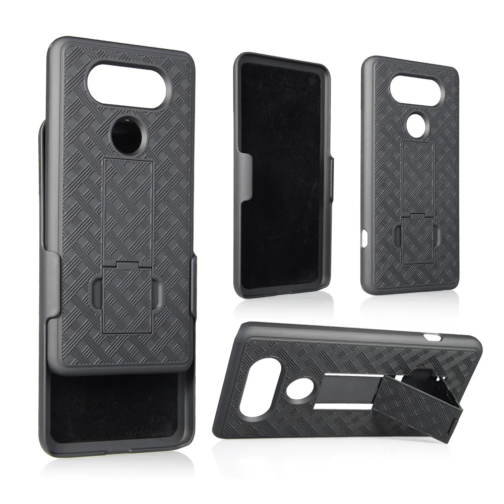 Wholesale 2 In 1 Heavy Duty Double Layer Hard Hybrid Kickstand Case Cover For LG v20 v30