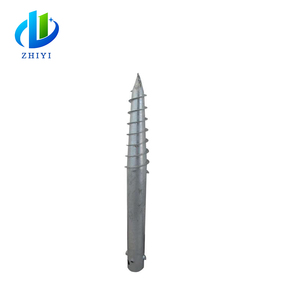 Tornillo redondo hueco de fabricación profesional, accesorio de tierra de zinc