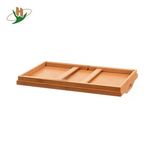 <span class=keywords><strong>Plateau</strong></span> en bois pliable multifonctionnel portable léger pour le <span class=keywords><strong>lit</strong></span>, table de petit-déjeuner - Product Image 5