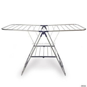 Stainless Steel Wing Clothes Drying <strong>Rack</strong> with extra Cloth <strong>Rack</strong> - Product Image 2
