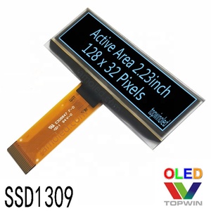 Écran OLED miniature basse consommation Topwin 2,23'' 2,23 pouces 128x32 UG-2832ASWMG01 avec interface parallèle I2C SPI ssd1309 - Product Image 4