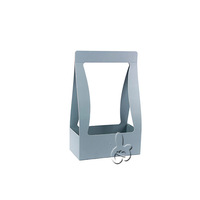 Qiao — boîte à fleurs en papier avec poignée, étui Portable de luxe, pour Bouquet, étanche, avec Logo personnalisé