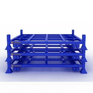 الصناعية الثقيلة طوي حامل بالات التكديس الاطارات رف التخزين حامل أرفف معدني - Product Image 4