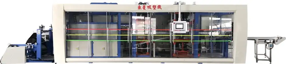 Thermoforming Machine High Speed Automatic Plastic Plastic Blister Vacuum Forming Machine Fast Food Box PP PS PET OPS PLA Ce