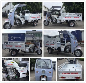 Guangzhou <span class=keywords><strong>Kawasaki</strong></span> trois motos usine ventes chaudes 200CC refroidi par air à trois <span class=keywords><strong>roues</strong></span> <span class=keywords><strong>moto</strong></span> cargo - Product Image 2