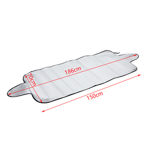 Pare-brise de <span class=keywords><strong>voiture</strong></span> Portable, couverture universelle, 1 pièce, <span class=keywords><strong>Anti</strong></span>-neige, gel, <span class=keywords><strong>Anti</strong></span>-poussière, couverture - Product Image 1