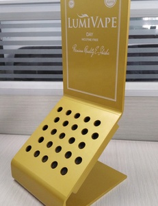 Vàng màu acrylic trang điểm son môi hiển thị tùy chỉnh mỹ phẩm <span class=keywords><strong>lip</strong></span> <span class=keywords><strong>gloss</strong></span> đứng holder thường vụ trang điểm hiển thị - Product Image 1