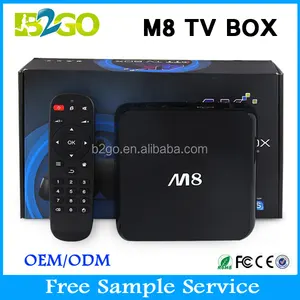 2015 S802 Quad Core 2 GB 8 GB smart TV caja 2.4 G / 5 G mbox m8 amlogic TV Box