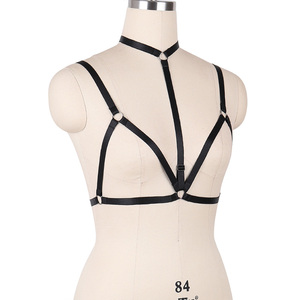 Bangdaerge Women Sexy Goth Lingerie Elastic <strong>Harness</strong> <strong>Bras</strong> O0198 - Product Image 4