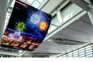 แผงผนังวิดีโอ <span class=keywords><strong>OLED</strong></span> 2x2ขนาด55นิ้วยืดหยุ่นได้สำหรับติดผนังวิดีโอ - Product Image 6
