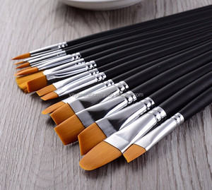 Brosses <span class=keywords><strong>de</strong></span> peinture synthétiques dorées, pinceaux pour art, acrylique, pour <span class=keywords><strong>aquarelle</strong></span>, <span class=keywords><strong>haut</strong></span> <span class=keywords><strong>de</strong></span> <span class=keywords><strong>gamme</strong></span>, vente en gros, 1 pièce - Product Image 3
