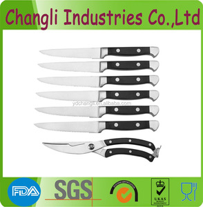<span class=keywords><strong>Juego</strong></span> <span class=keywords><strong>de</strong></span> 14 <span class=keywords><strong>Cuchillos</strong></span> <span class=keywords><strong>de</strong></span> Cocina <span class=keywords><strong>de</strong></span> Acero Inoxidable Estilo Alemán Forjados con Bloque <span class=keywords><strong>de</strong></span> Madera - Product Image 4