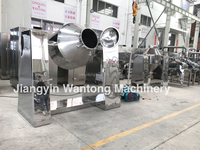 SZG WJT industriel prix compétitif approvisionnement d'usine détergent poudre séchage double cône tambour rotatif sécheur sous vide machine en vente