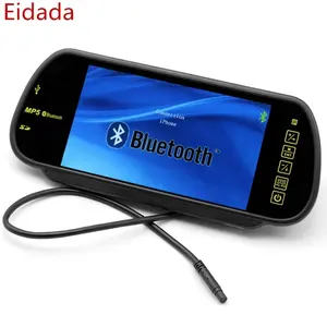 Hot Sale 1080P Mini 7 Inch HD Car Rear View Mirror LCD MonitorとUSB FM