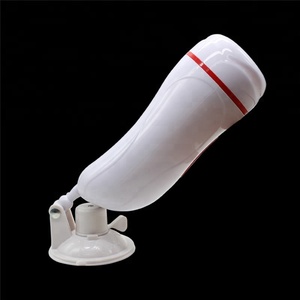 Doble Canal Vagina Artificial coño Anal vibrador masturbador Copa con succión máquina del sexo - Product Image 4