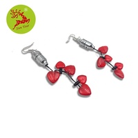 Boucles d'oreilles en forme de petit cœur lumineuses à LED pour la Saint-Valentin, idéales pour les cadeaux de fête