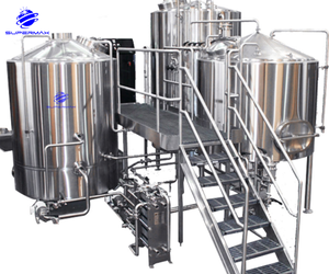 Sistema de equipo de cervecería artesanal 10bbl con Motor de cojinete de bomba Sistema de elaboración de cerveza de calentamiento de vapor semiautomático controlado por PLC - Product Image 3