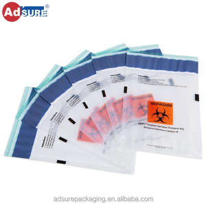 Sac en plastique résistant à l'autoclave Biohazard/enveloppe de médecine/sac en plastique de déchets de Biohazard médical de HDPE - Product Image 5