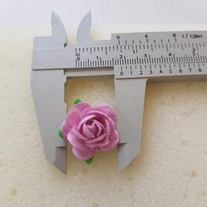100 pçs artesanais de papel de rosa de amoreira, flor de rosa de 1.5 cm artesanal para scrapbook, laço de boneca de casamento, suprimentos para casa, cartão em 5 cores - Product Image 5