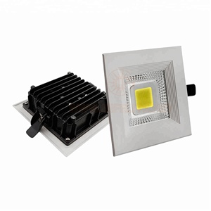 IN-DL108 Vuông Lõm Trong Nhà Văn Phòng Cửa Hàng Die Cast Nhôm 8 Wát 10 Wát 15 Wát 20 Wát 30 Wát COB <span class=keywords><strong>LED</strong></span> Trần <span class=keywords><strong>Downlight</strong></span> Xuống Ánh Sáng Lịch Thi Đấu - Product Image 3