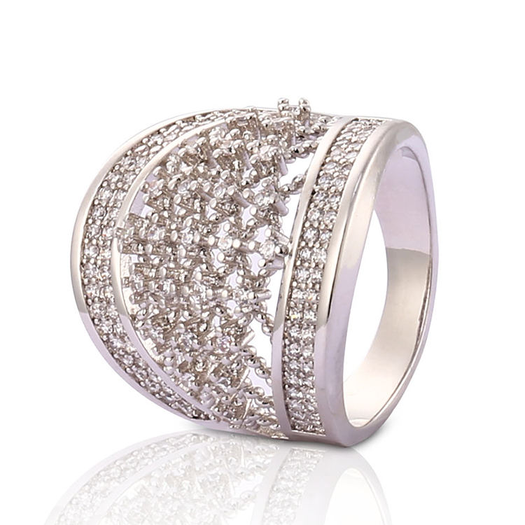 Wholesale Silver Ring Women Gold Rings Design Vintage Engagement