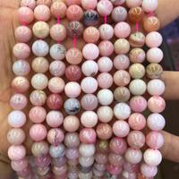 Đá Quý Opal Lỏng Lẻo Màu Hồng Trơn Tròn 10Mm